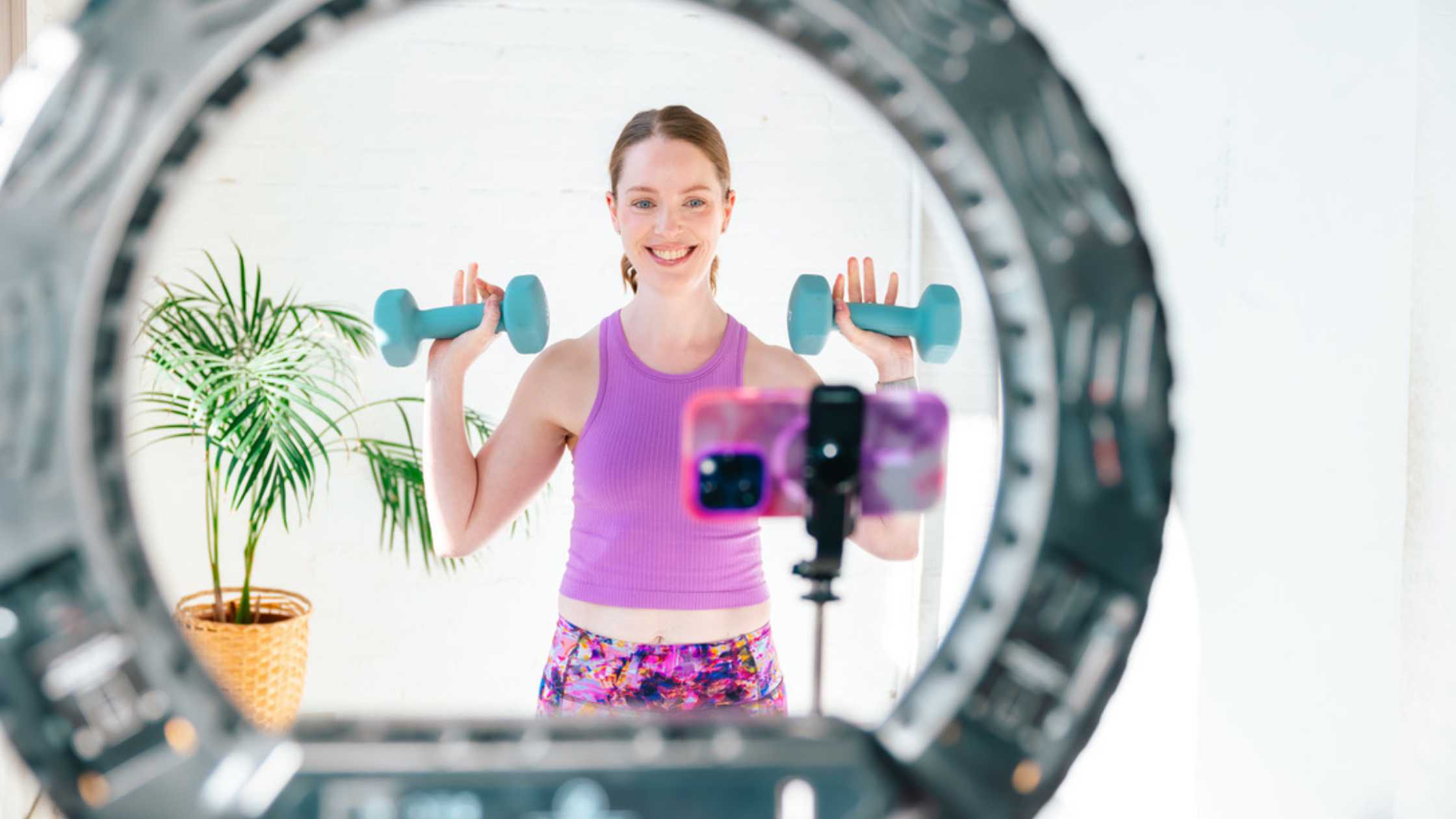What equipment do I need to live stream my fitness class?